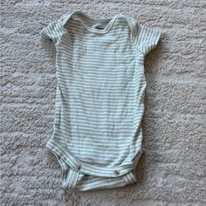 Gerber Mint Striped Baby Bodysuit